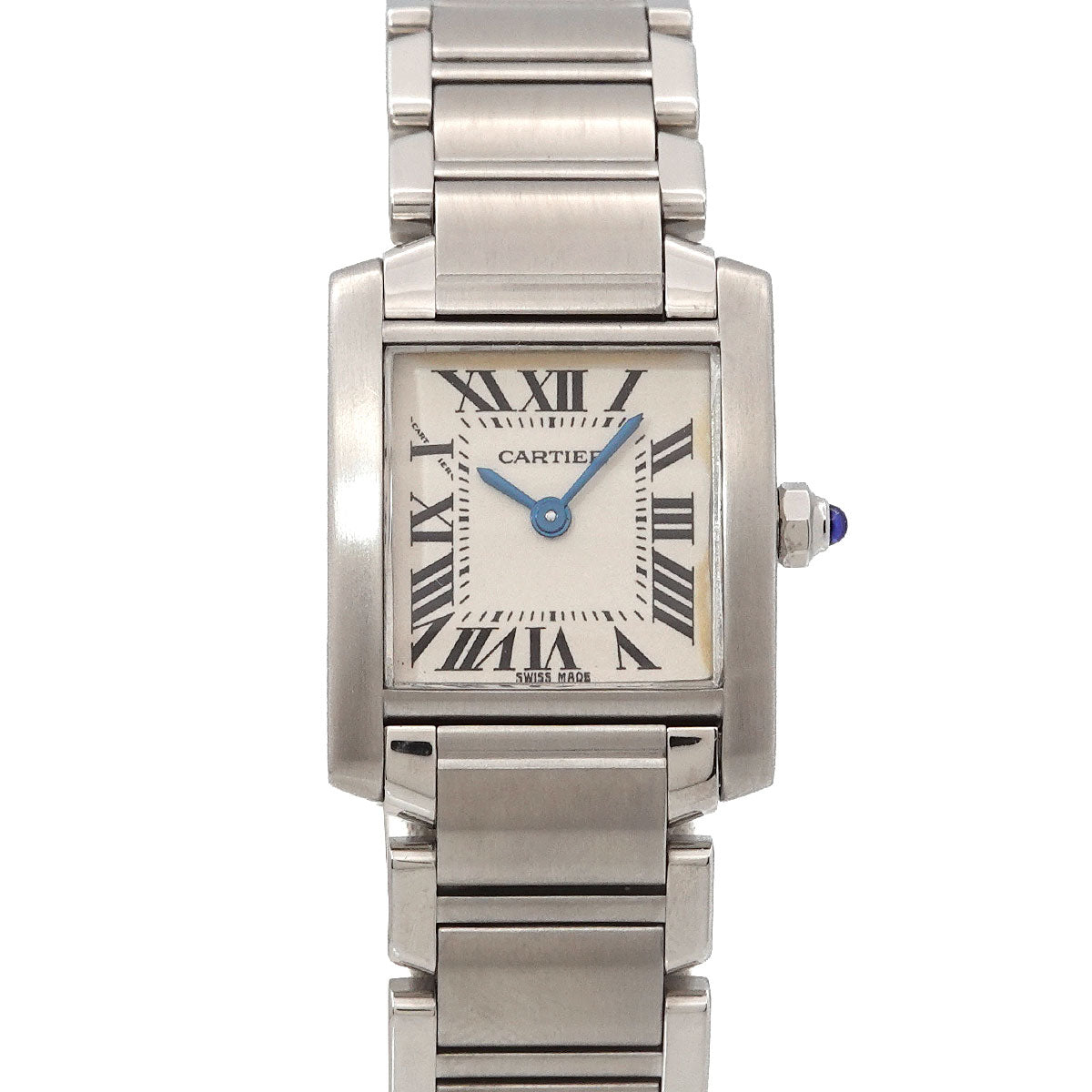 Tank Francaise SM W51008Q3 Quartz Cream Dial Ladies Watch