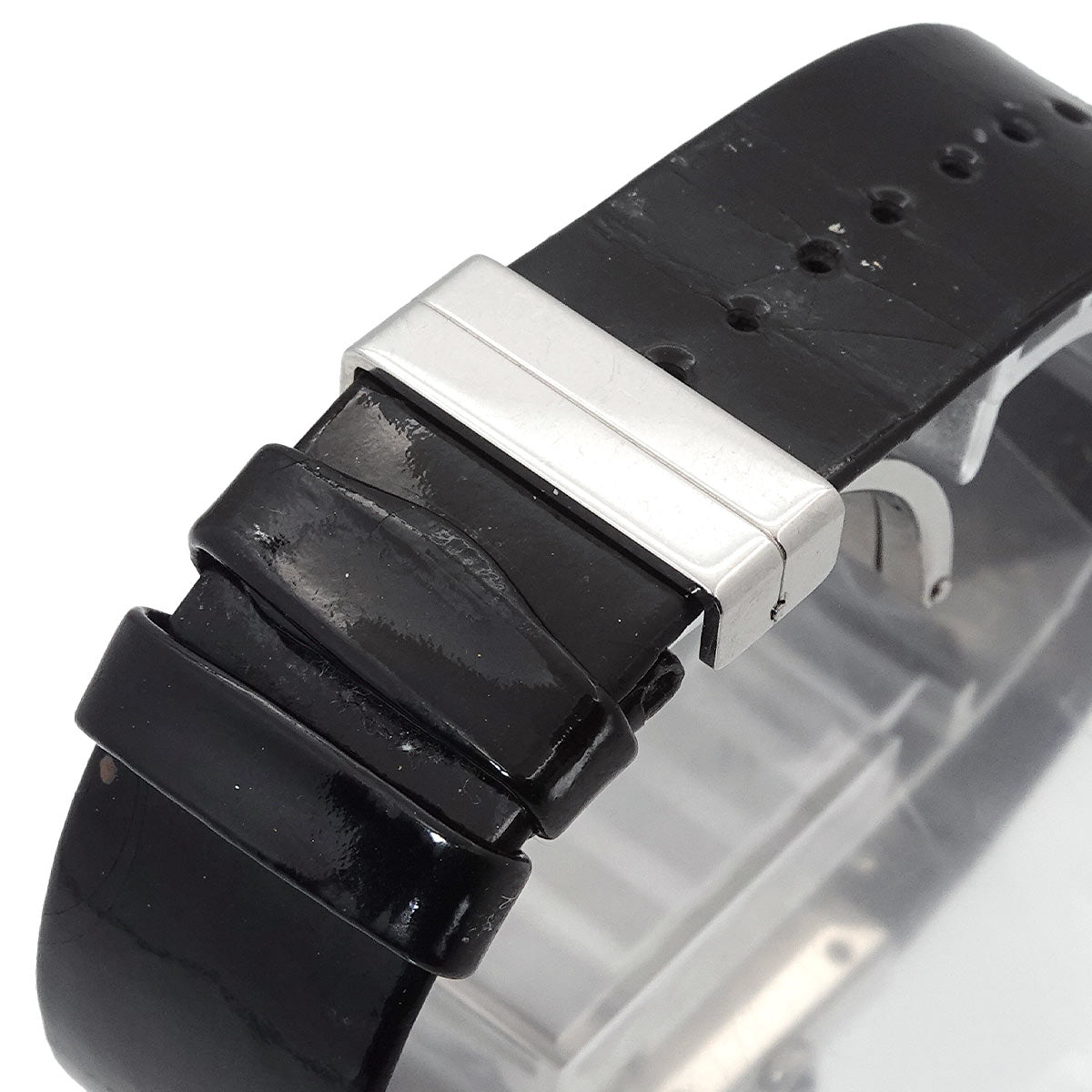 Matelasse H0500 Diamond Bezel Black Dial Quartz Ladies