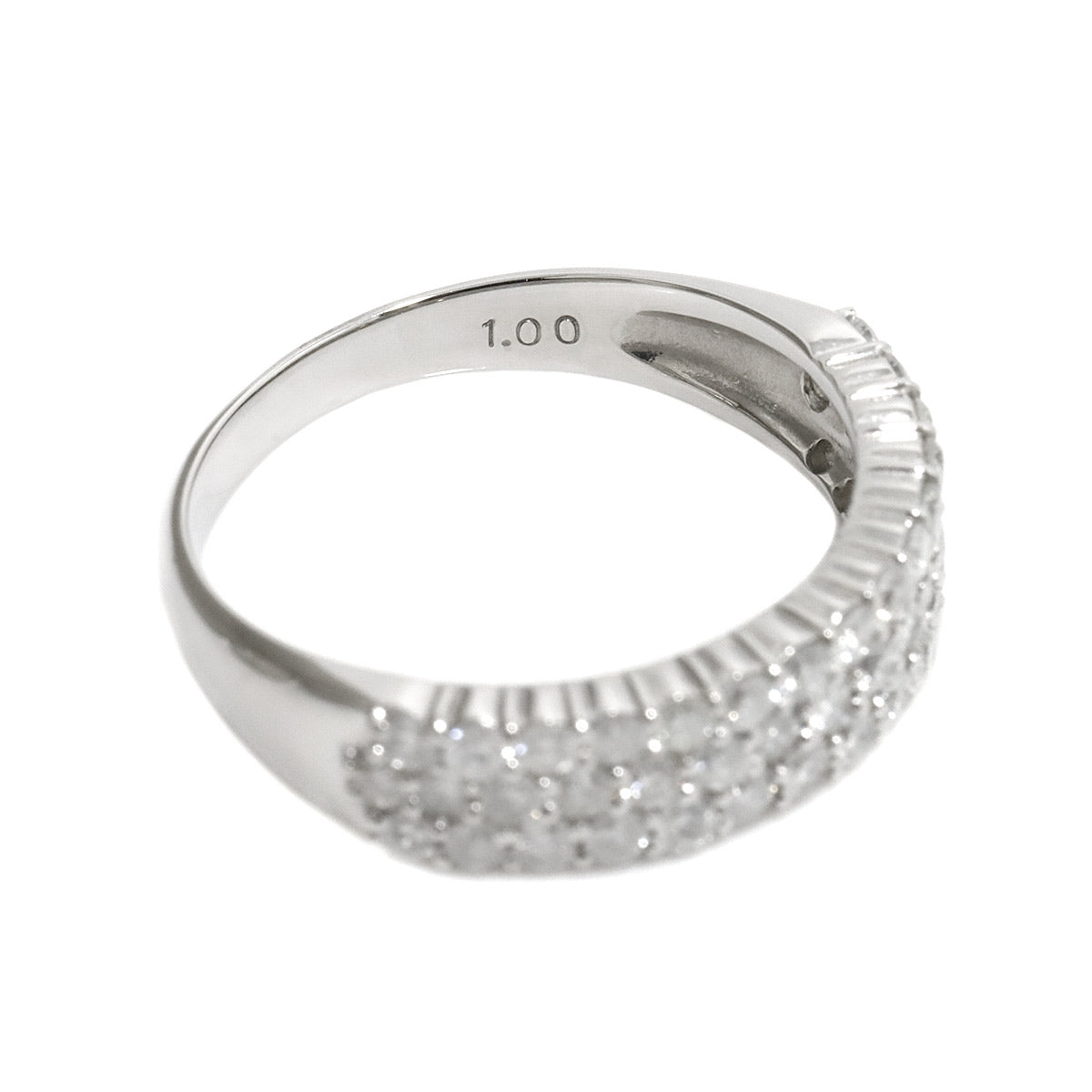 Diamond 1.00ct Ring Pt Platinum size7.25(US)