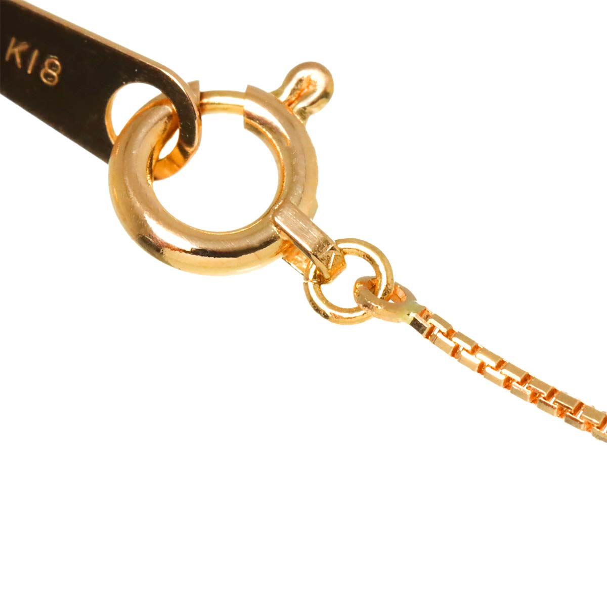 Diamond 0.11ct Necklace 18K Pink Gold 750