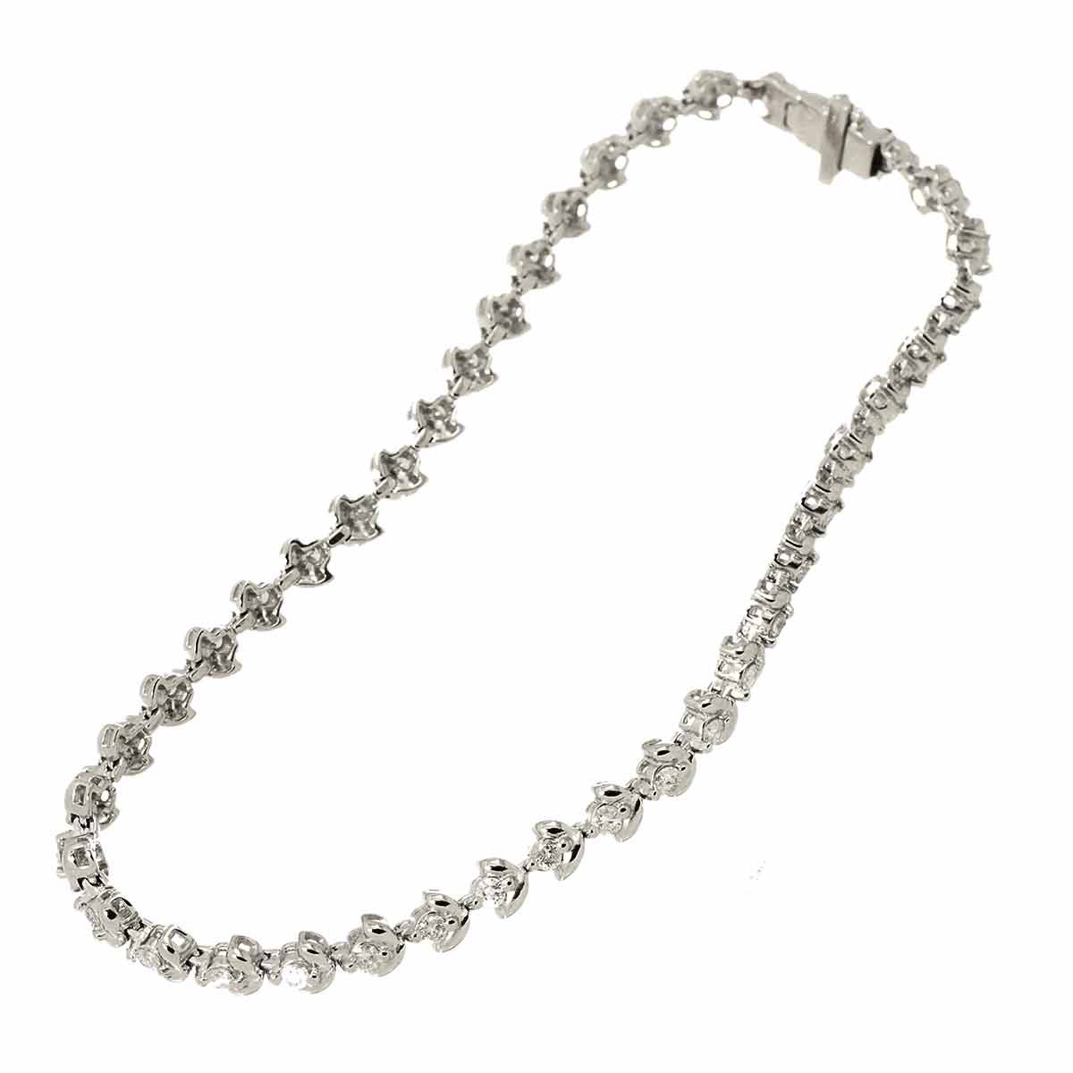 Diamond 1.00ct Bracelet Pt Platinum