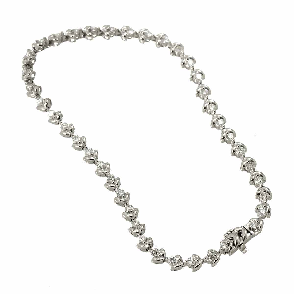 Diamond 1.00ct Bracelet Pt Platinum