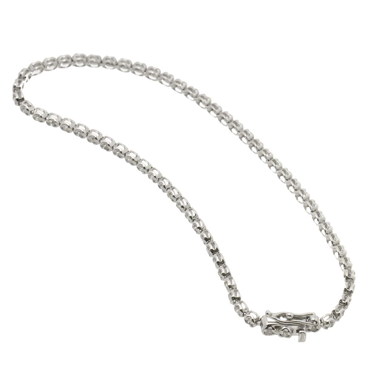 Diamond 1.00ct Bracelet 18K K18 WG White Gold 750
