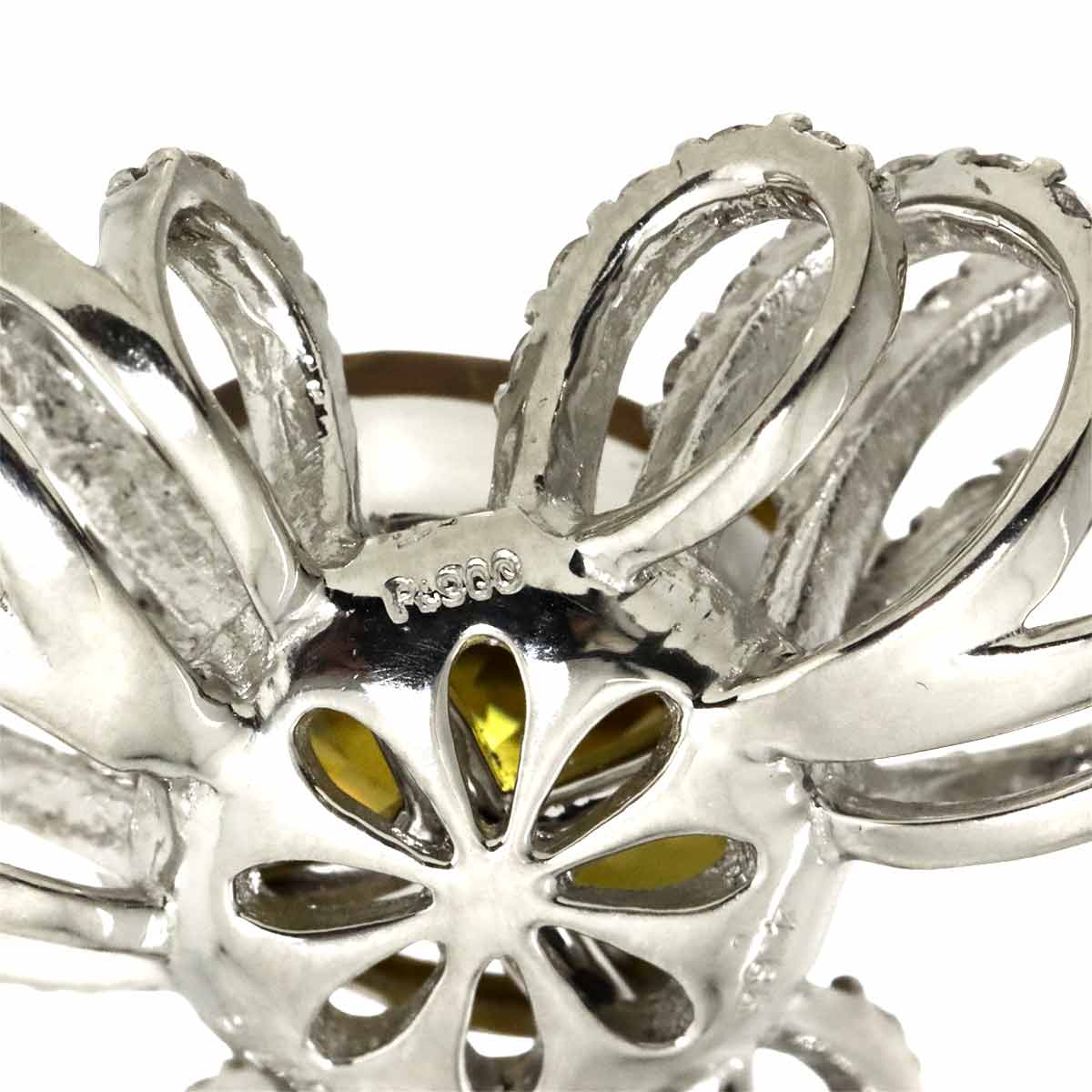 Sphene 4.66ct Diamond 0.76ct Pendant Top Pt Platinum