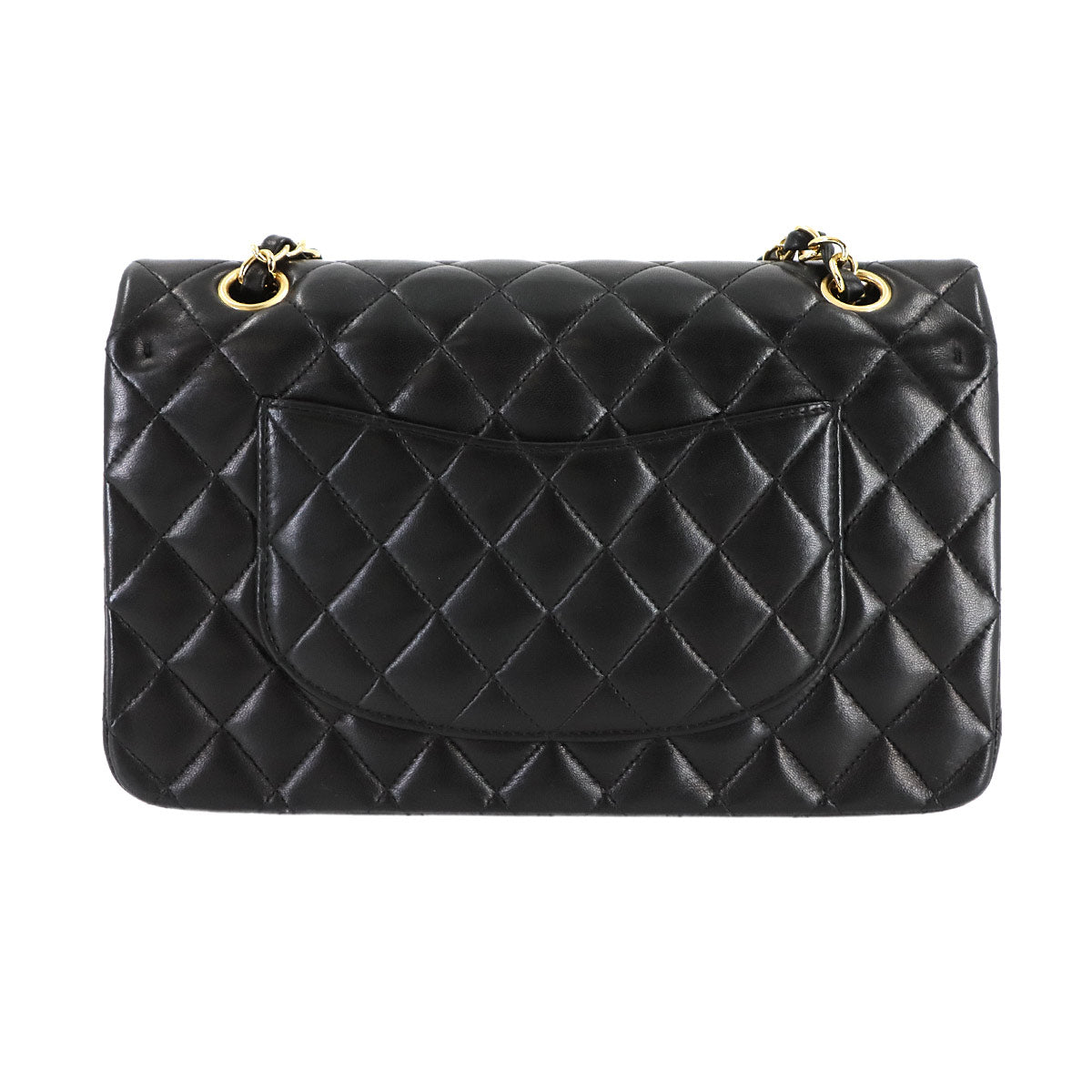 Matelasse 25 Chain Shoulder Bag Leather Black A01112 11.12