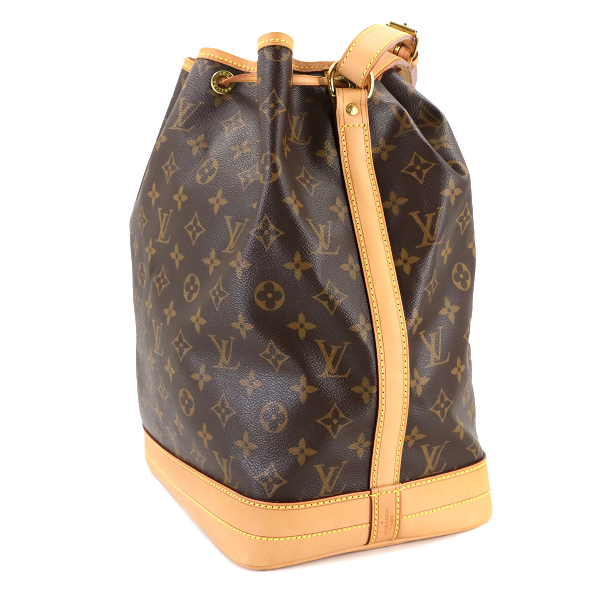 Monogram Noe Drawstring Shoulder Bag Brown M42224 Purse