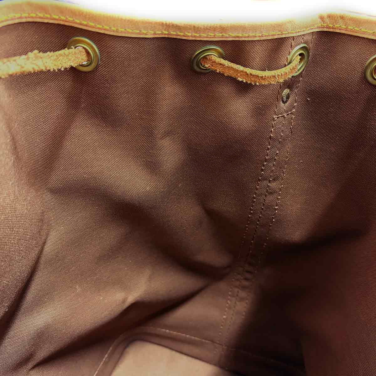 Monogram Noe Drawstring Shoulder Bag Brown M42224 Purse