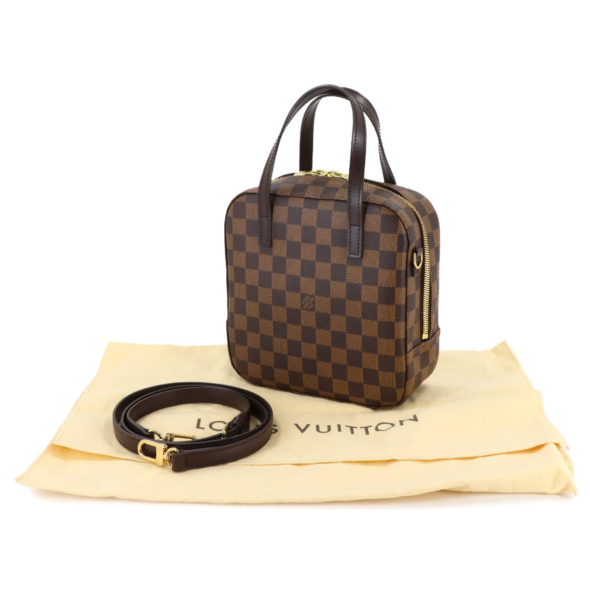 Damier Spontini Hand Shoulder Bag Ebene N48021 Purse