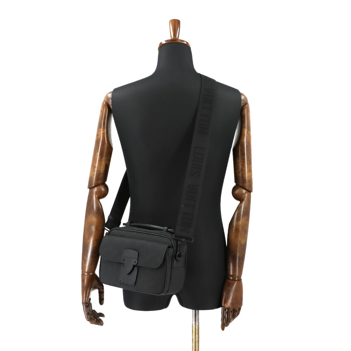 Monogram Taurillon S Lock Messenger Hand Shoulder Bag