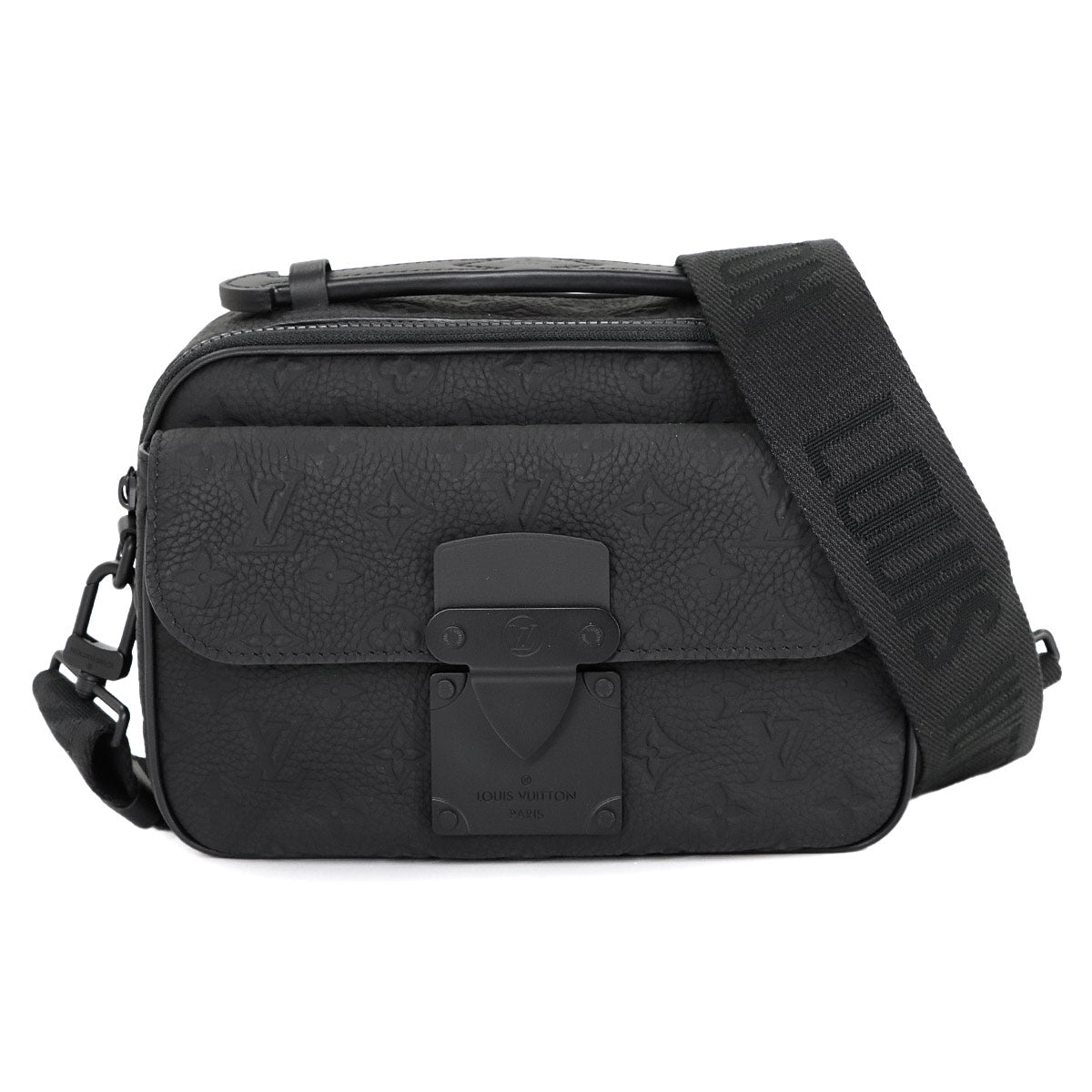 Monogram Taurillon S Lock Messenger Hand Shoulder Bag