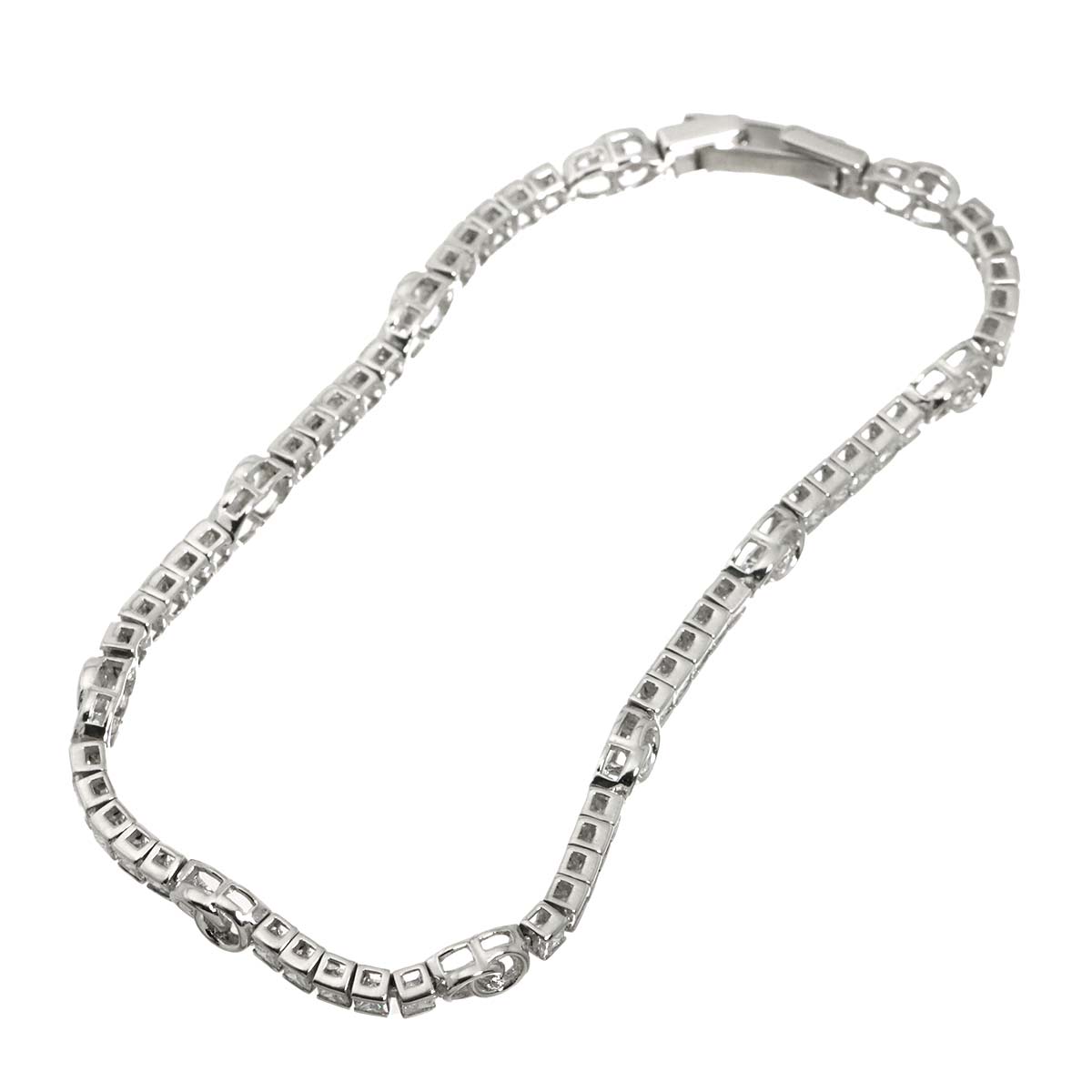 Diamond 3.00ct Bracelet 18K K18 WG White Gold 750 90312081