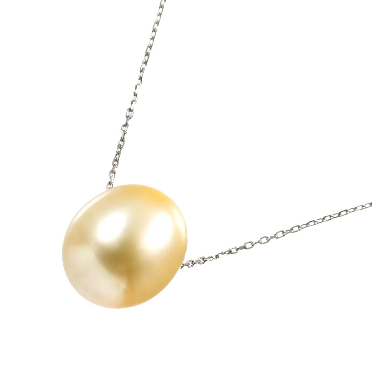 South Sea pearl 13.7mm Necklace Pt Platinum