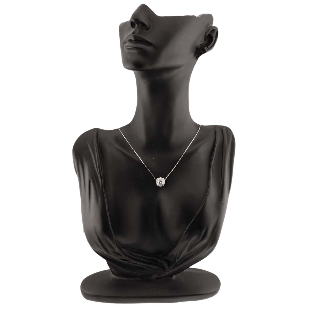 Diamond 0.667ct G/SI2/GD 0.56ct Necklace Pt Platinum