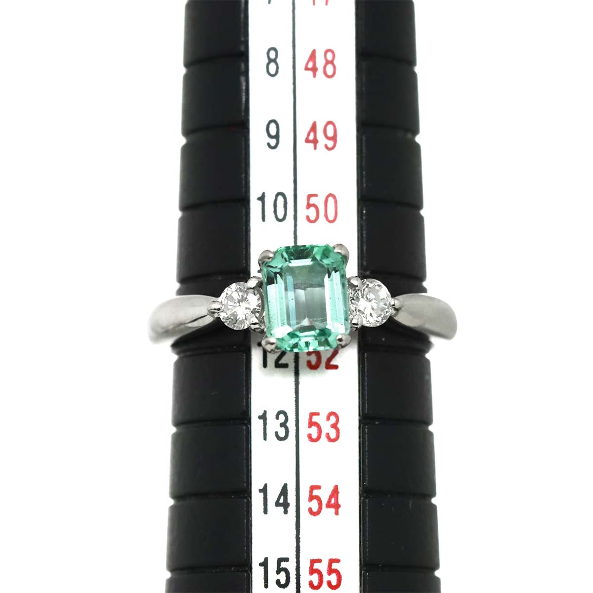 Beryl 0.82ct Diamond 0.20ct Ring Pt Platinum size5.75-6(US)