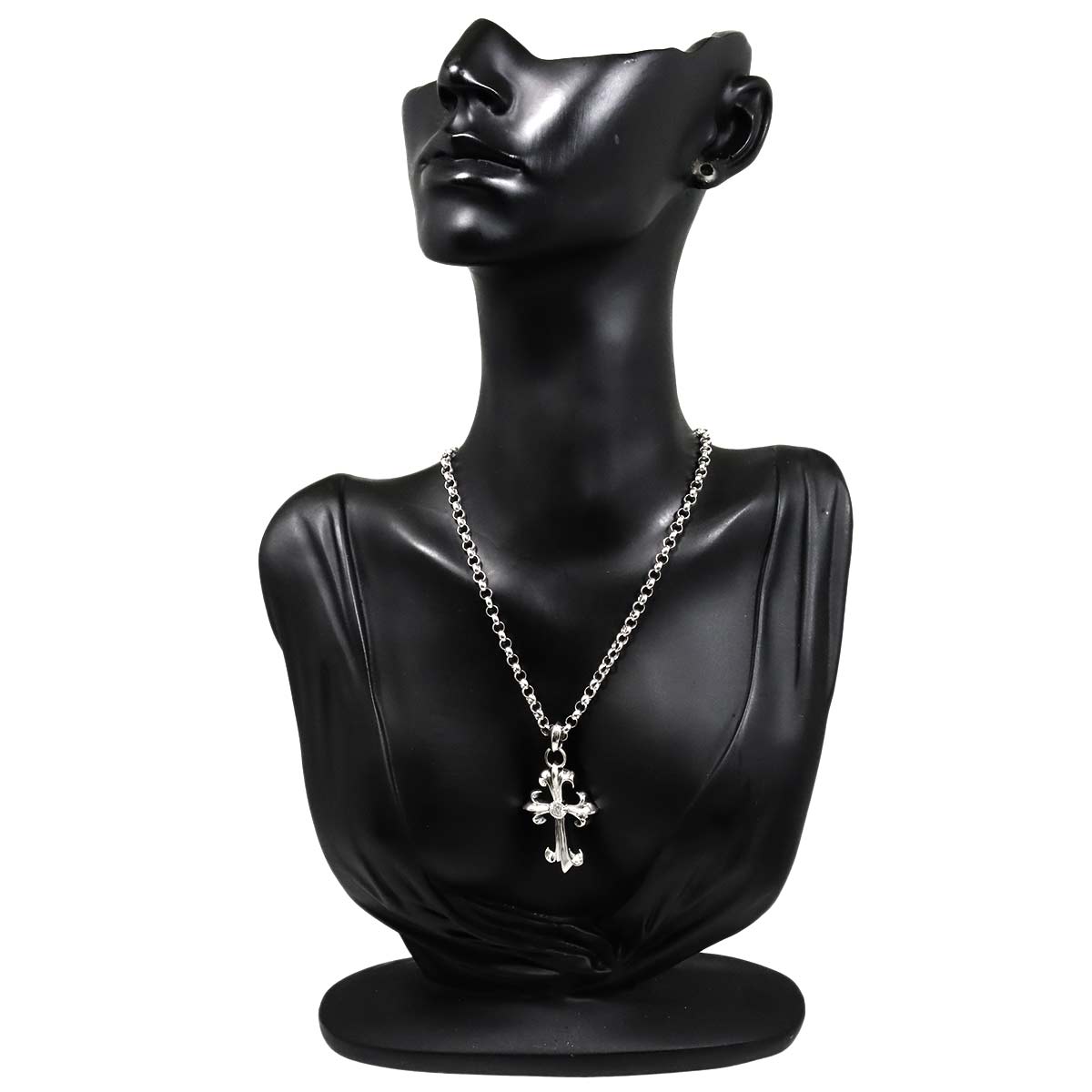 Diamond 0.33ct D/SI1 Necklace 18K K18 WG 90312256