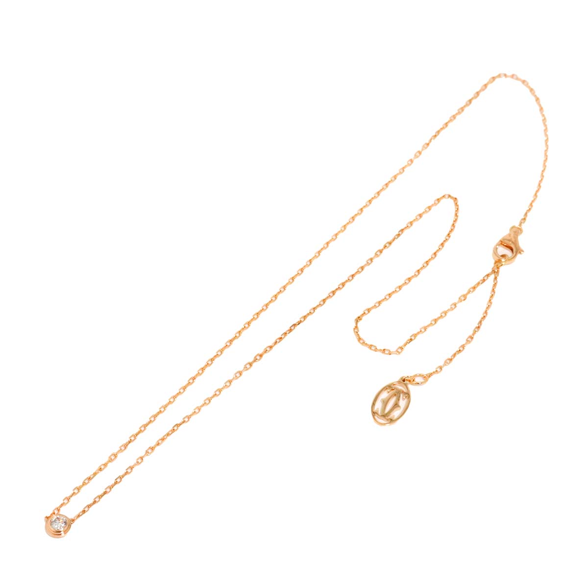 d Amour Diamond Necklace SM 18K Pink Gold 750