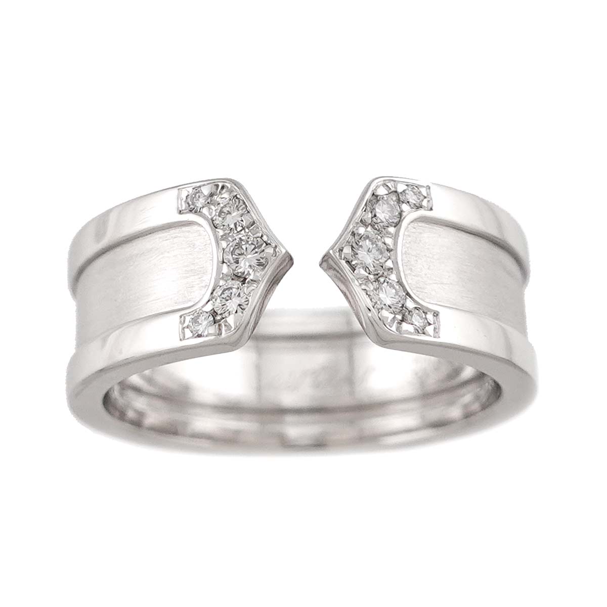 C2 Diamond SM Ring 18K WG 750 Size47 4-4.5(US)