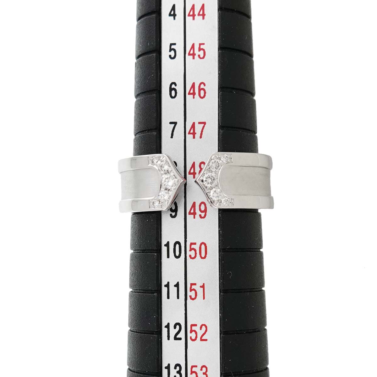 C2 Diamond SM Ring 18K WG 750 Size47 4-4.5(US)