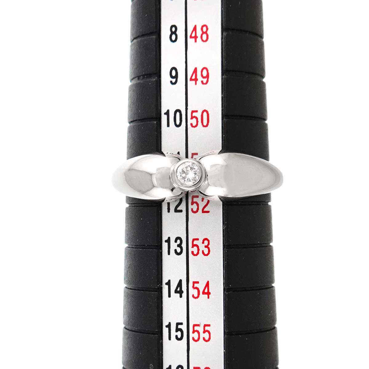 Teardrop Diamond Ring Platinum size5.5-5.75(US)