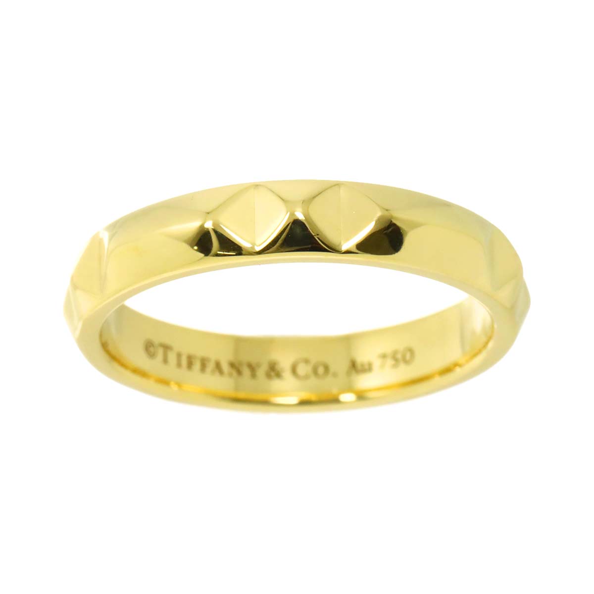 True Band Ring 18K YG 750 Size7.75-8(US))