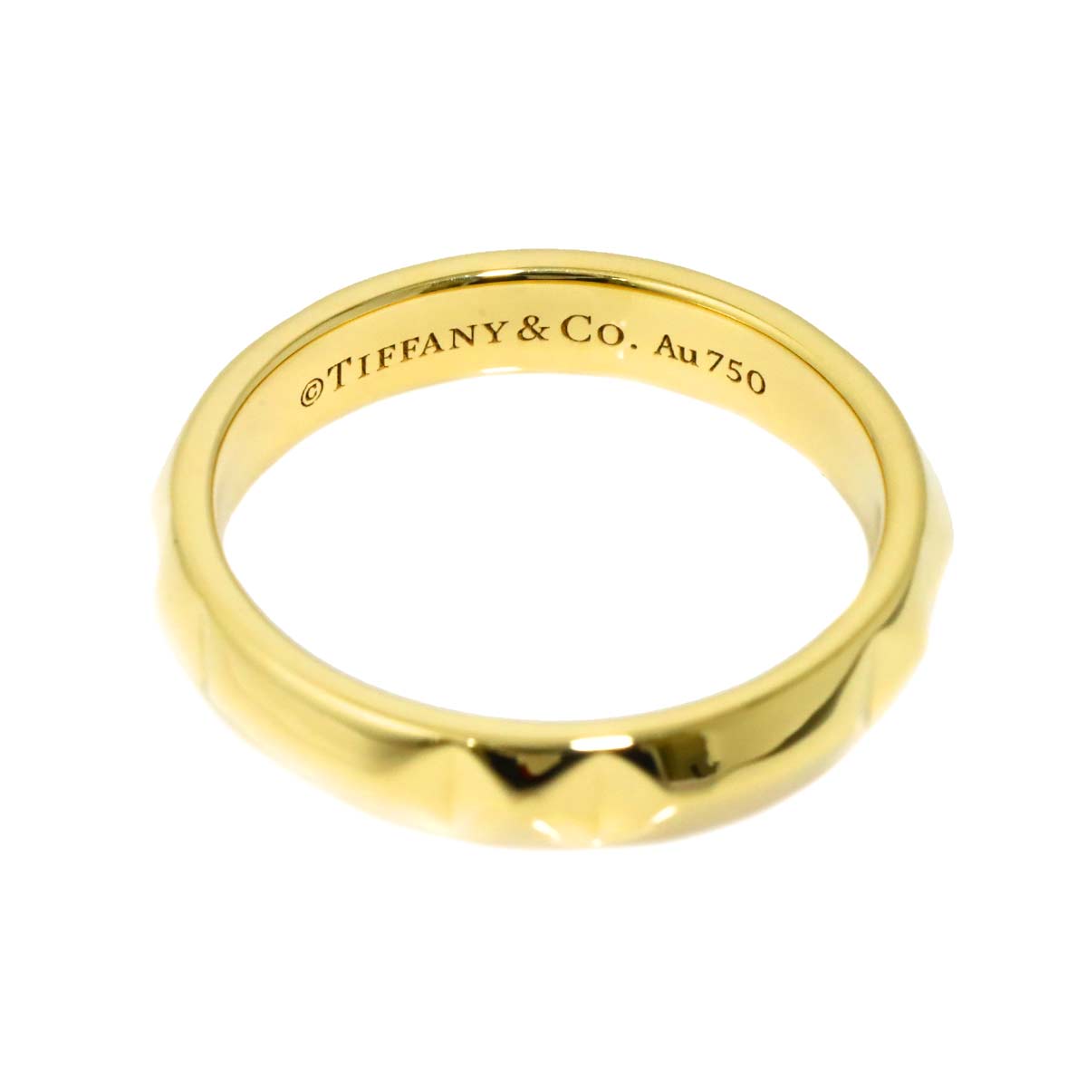 True Band Ring 18K YG 750 Size7.75-8(US))