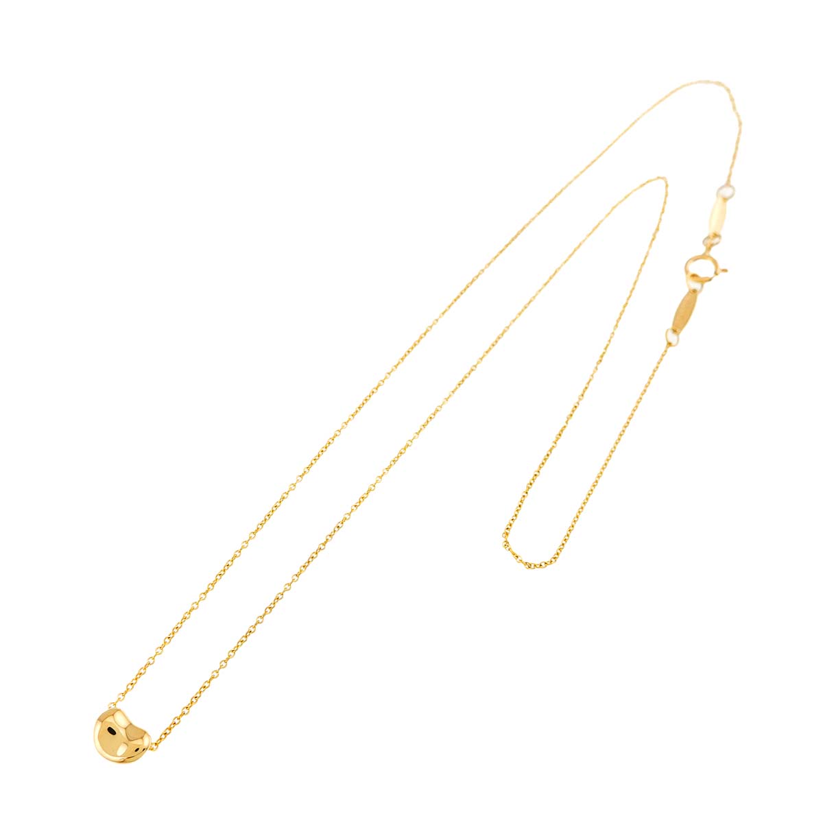Bean Necklace 18K Yellow Gold 750