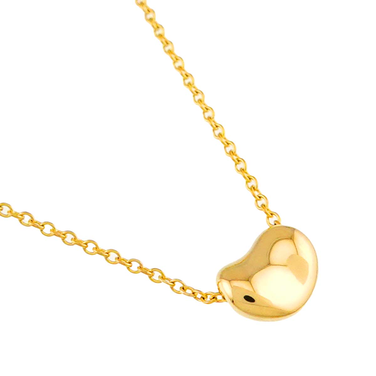 Bean Necklace 18K Yellow Gold 750