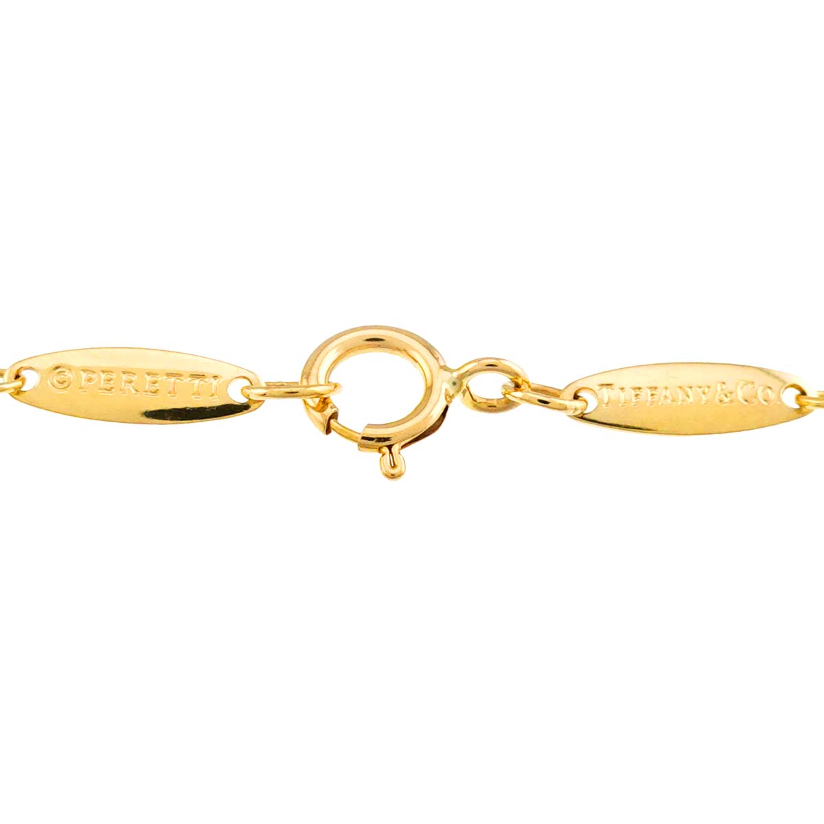 Bean Necklace 18K Yellow Gold 750