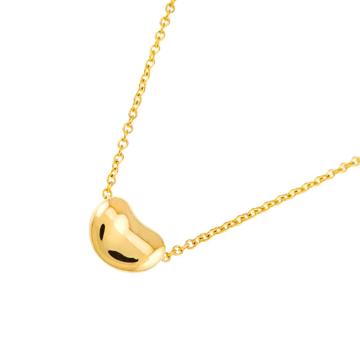 Bean Necklace 18K Yellow Gold 750