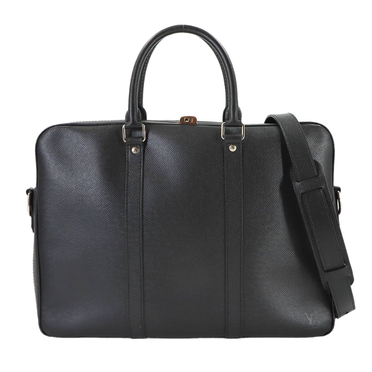 Taiga PDV PM 2way Briefcase Shoulder Bag Leather M30638