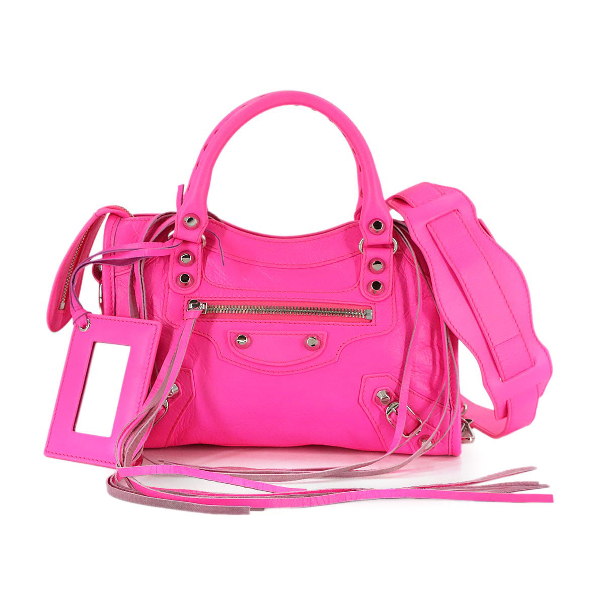 Classic City Mini 2way Hand Shoulder Bag Pink 300295 Purse