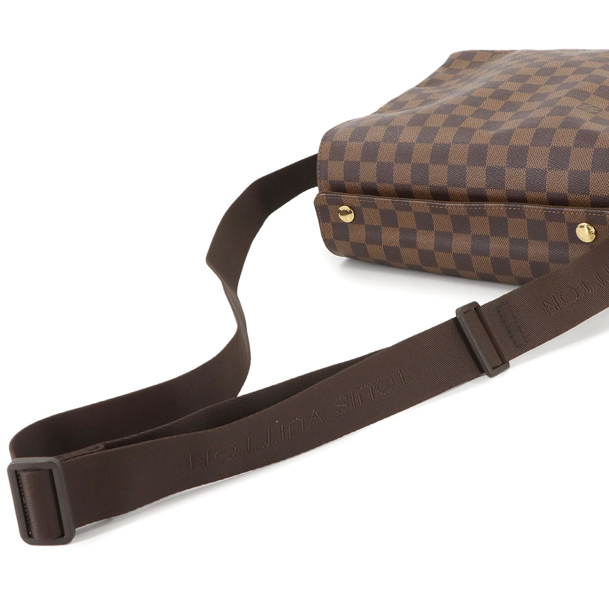 Damier Naviglio Shoulder Bag Ebene N45255 Unisex Purse