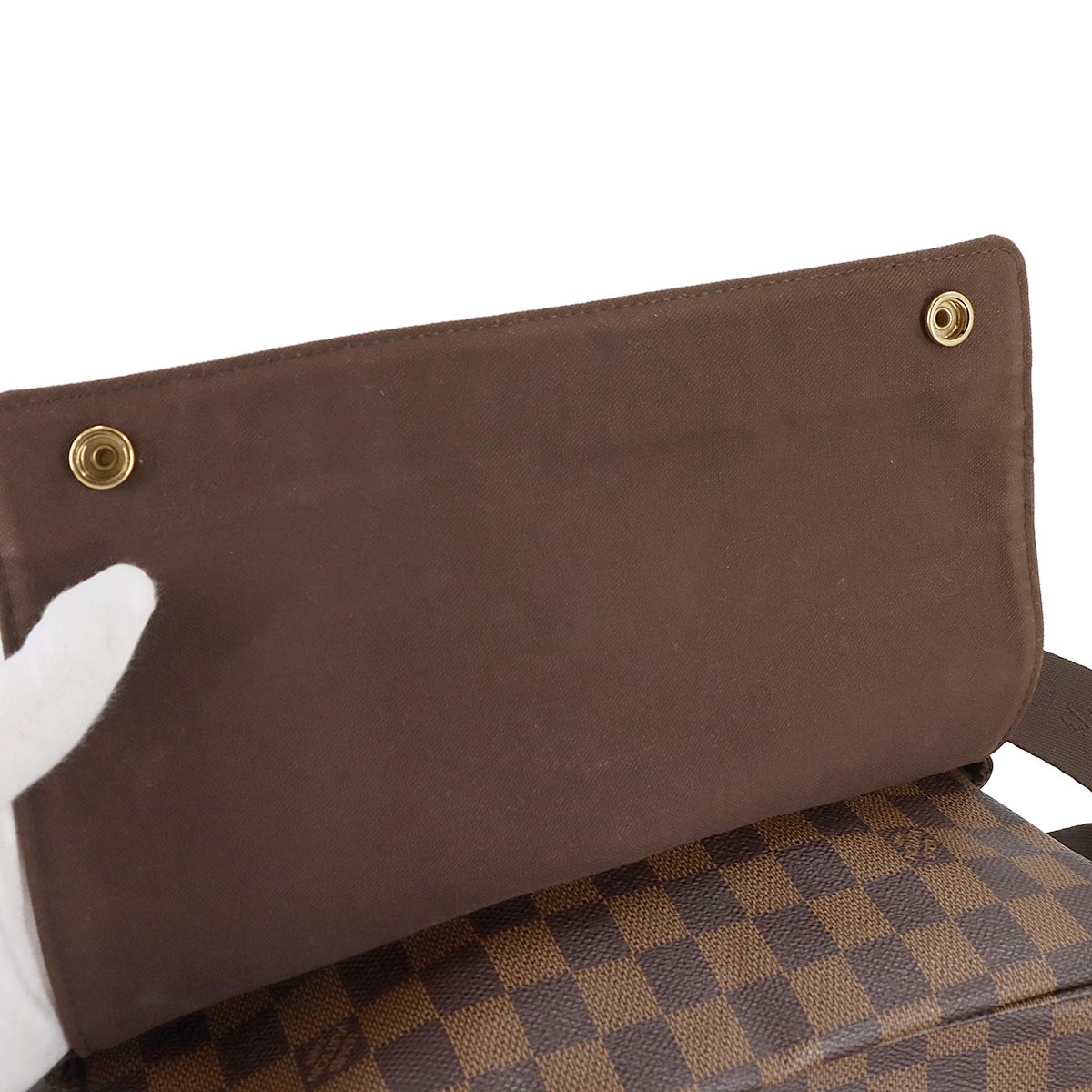 Damier Naviglio Shoulder Bag Ebene N45255 Unisex Purse