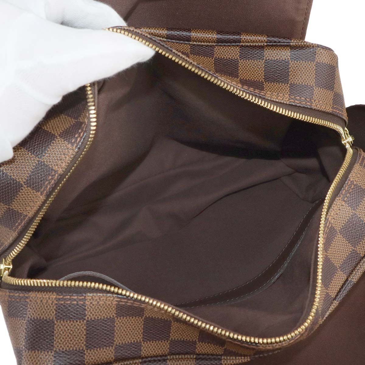 Damier Naviglio Shoulder Bag Ebene N45255 Unisex Purse