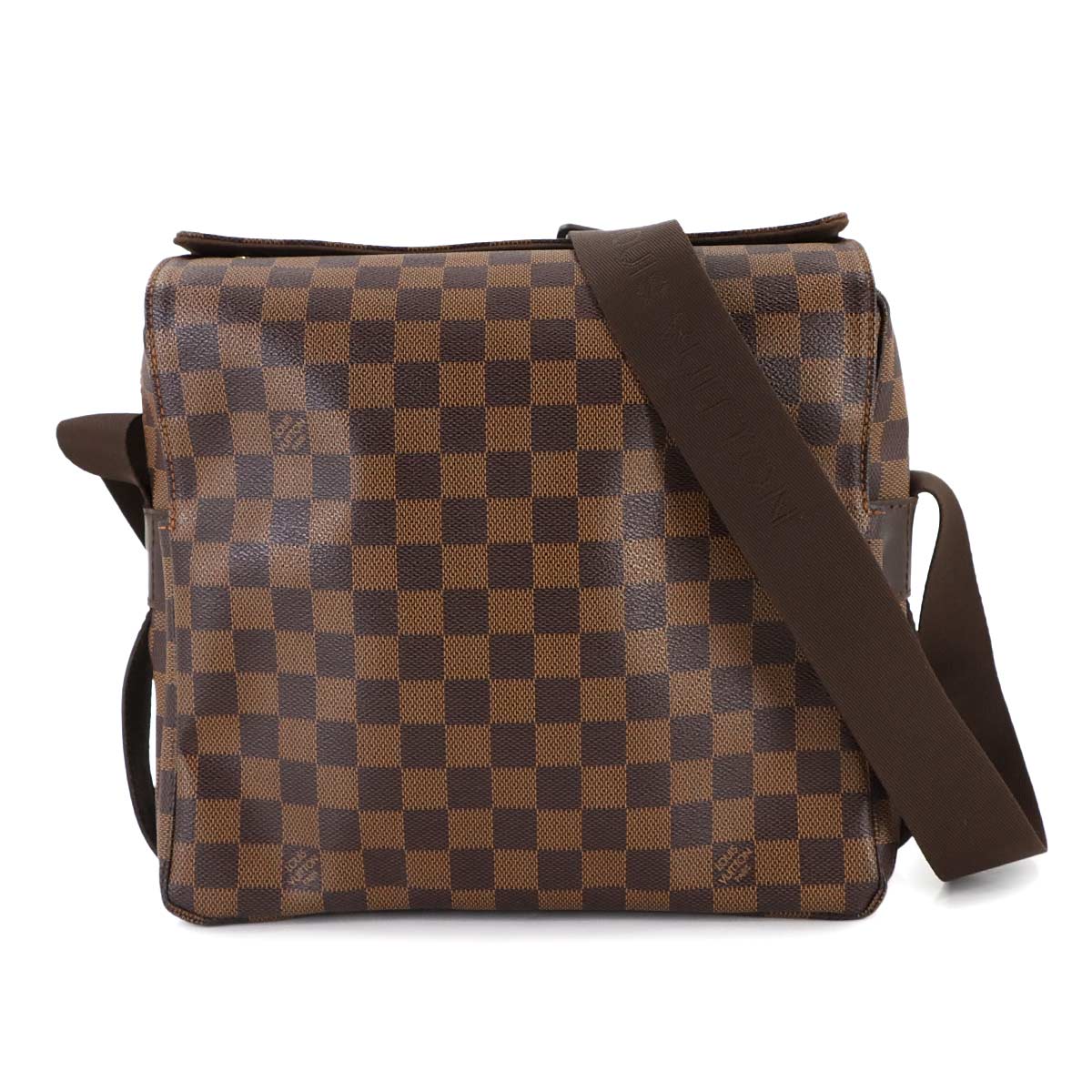 Damier Naviglio Shoulder Bag Ebene N45255 Unisex Purse