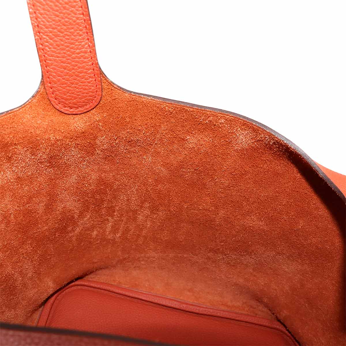 Picotin Lock MM Hand Bag Taurillon Maurice Terre Battue Purse