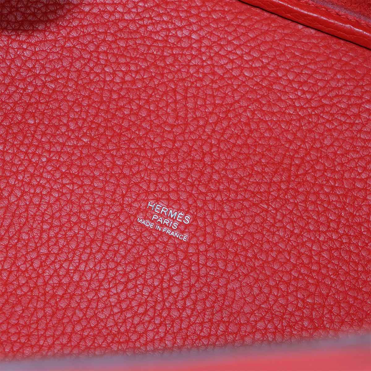 Picotin Lock Touch MM Hand Bag Taurillon Clemence Swift Red Pink