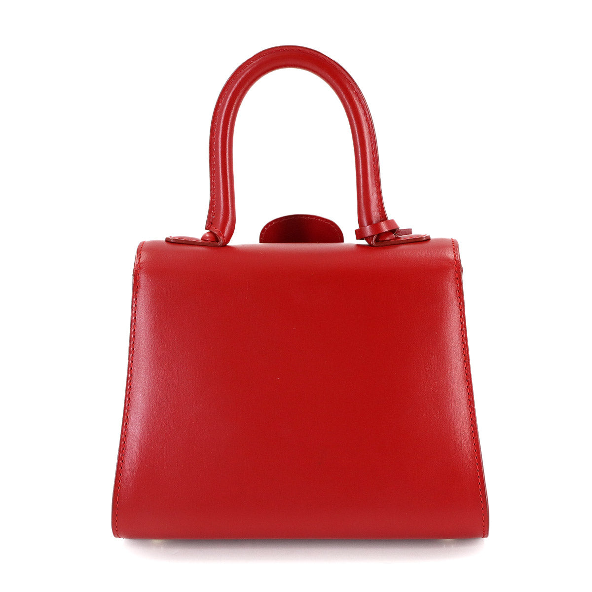 Brillant Mini 2way Hand Shoulder Bag Leather Red Purse