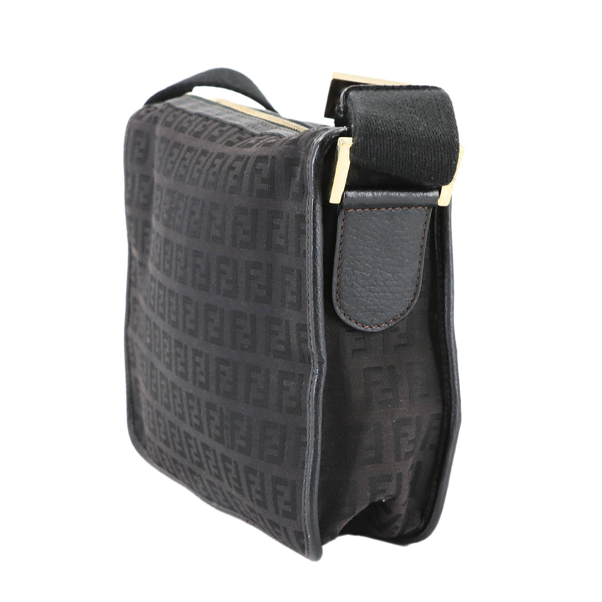 Zucchino Shoulder Bag Canvas Black 8BT099 Purse