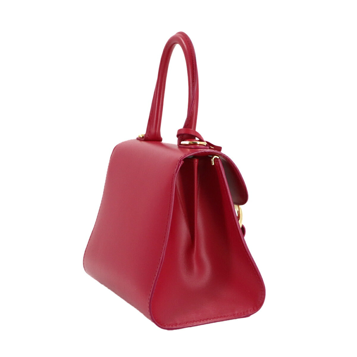 Brillant Mini Hand Shoulder Bag Leather Pink Heart Charm