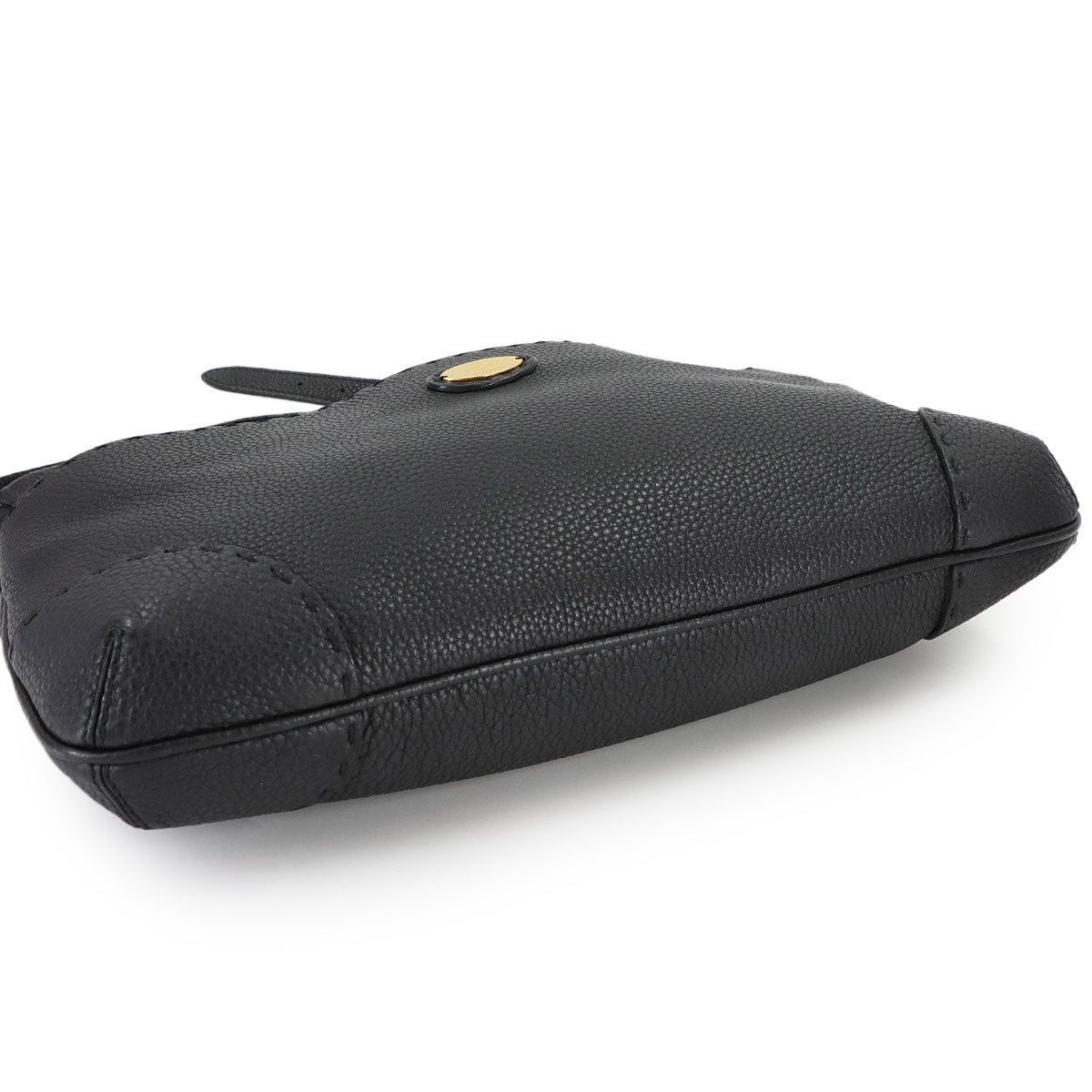 Selleria Shoulder Bag Leather Black 8BT194 Purse