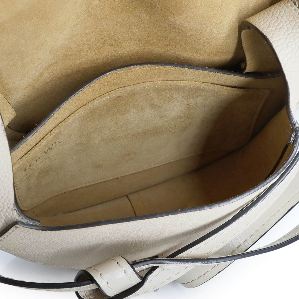 Gate Bag Small Shoulder Bag Leather Beige Purse