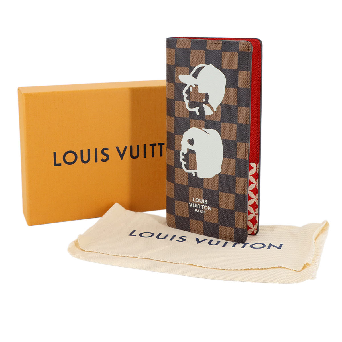 Damier Friendship Brazza Wallet N40780 Nigo Pharrell