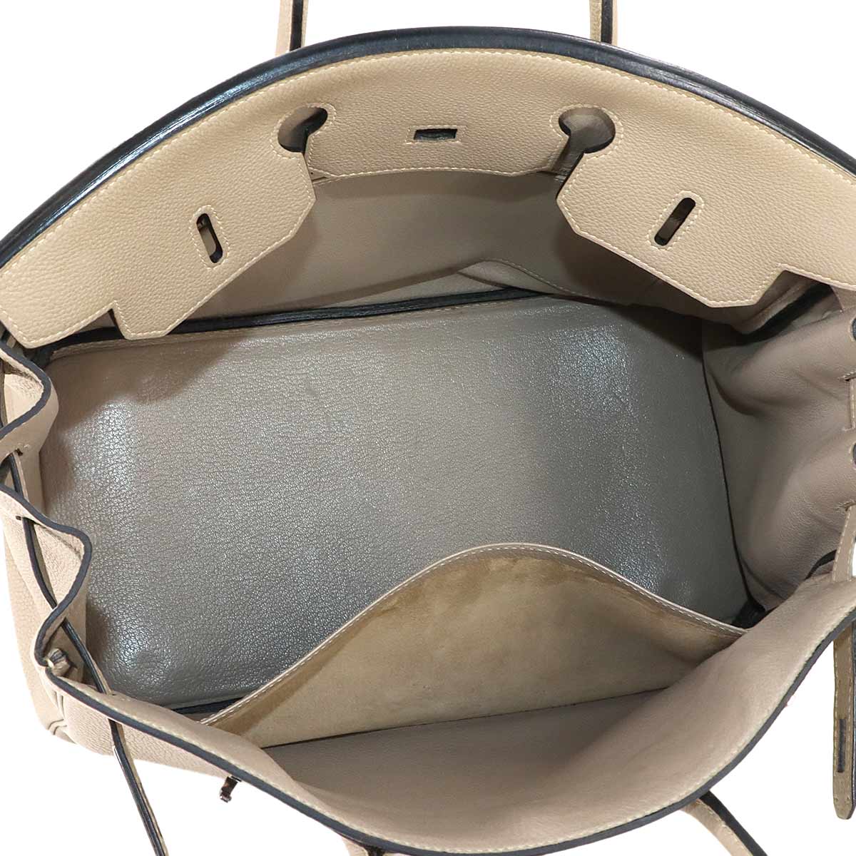 Birkin 35 Togo Gris Tourterelle Hand Bag Purse