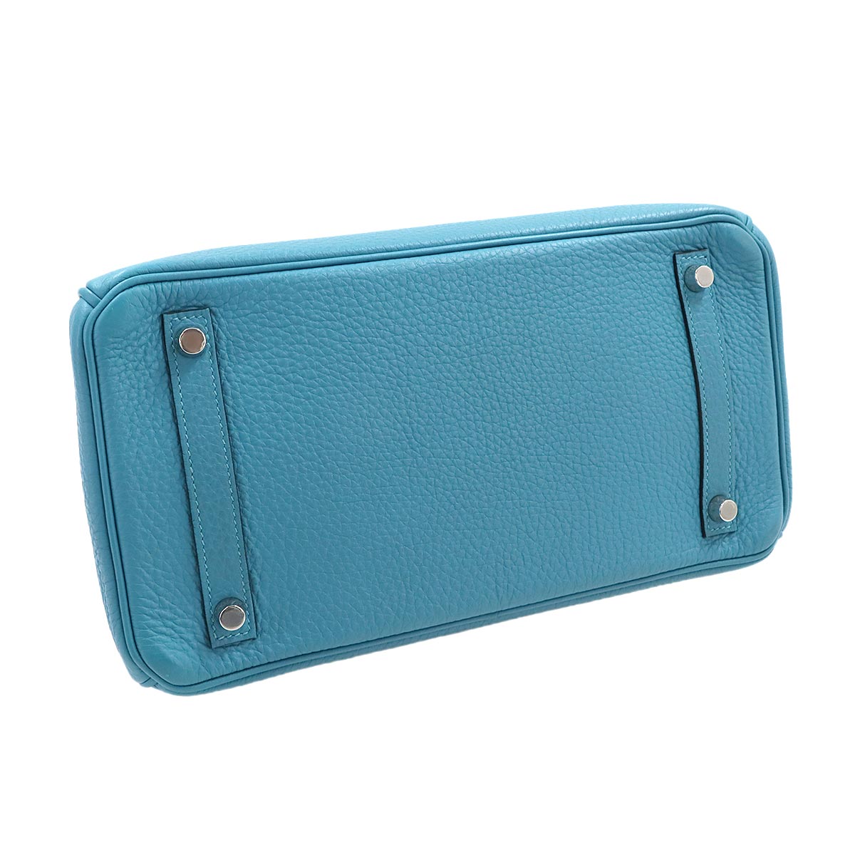 Birkin 30 Togo Turquoise Hand Bag Purse Blue