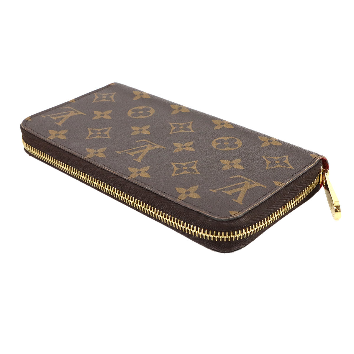 Monogram Zippy Wallet Brown Coquelicot M41896 Purse