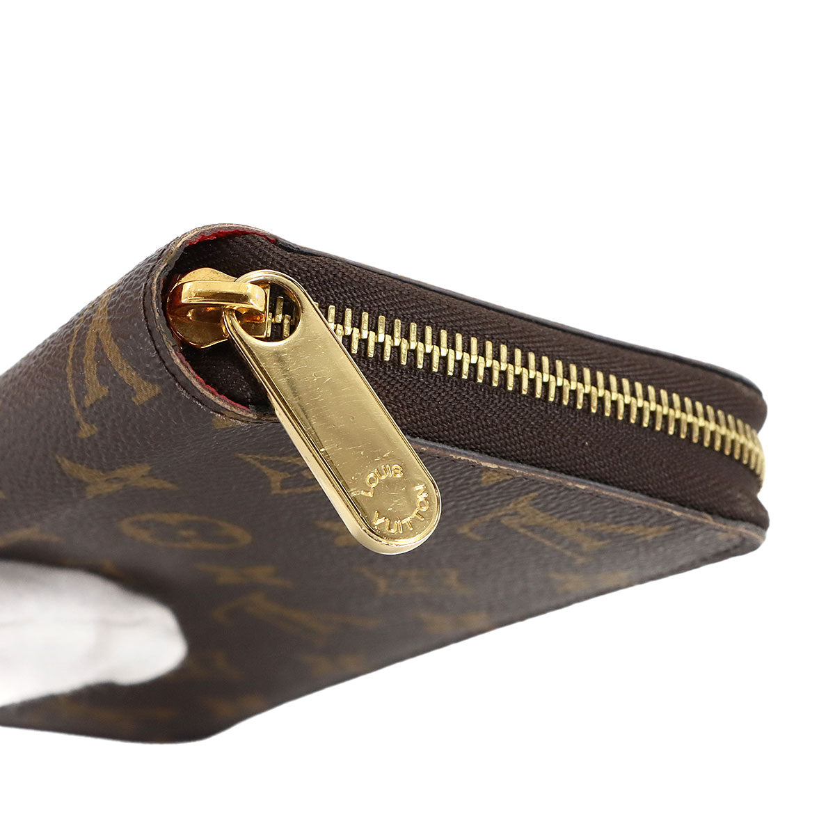 Monogram Zippy Wallet Brown Coquelicot M41896 Purse