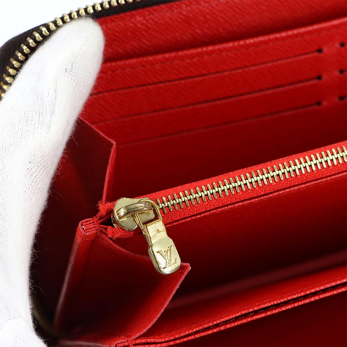 Monogram Zippy Wallet Brown Coquelicot M41896 Purse