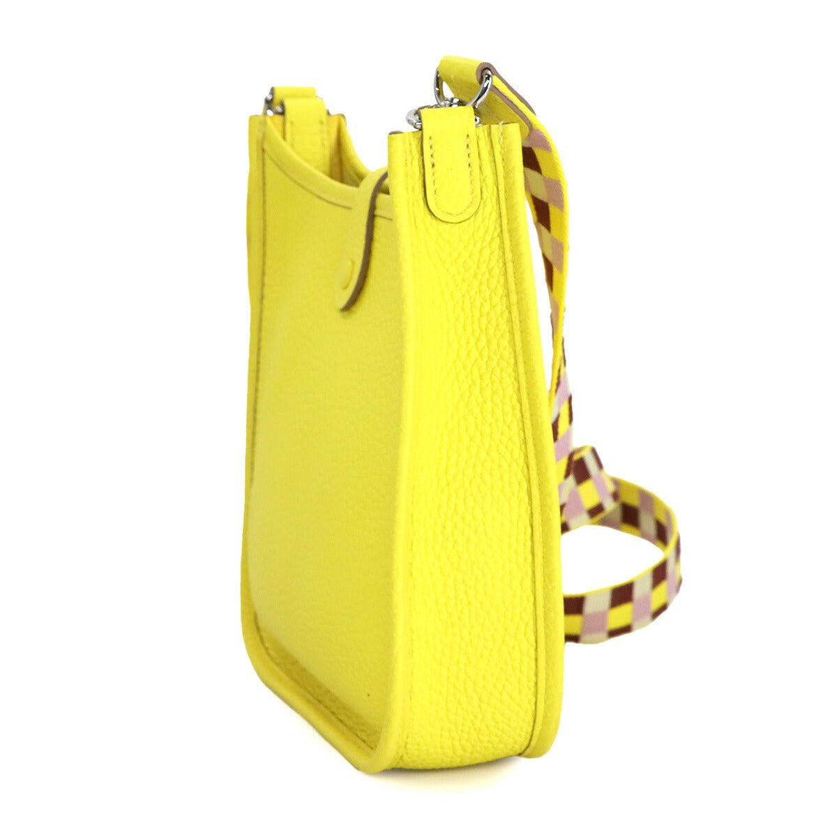 Everlyne Amazon TPM Maxi Quadrille Shoulder Bag Taurillon Lime