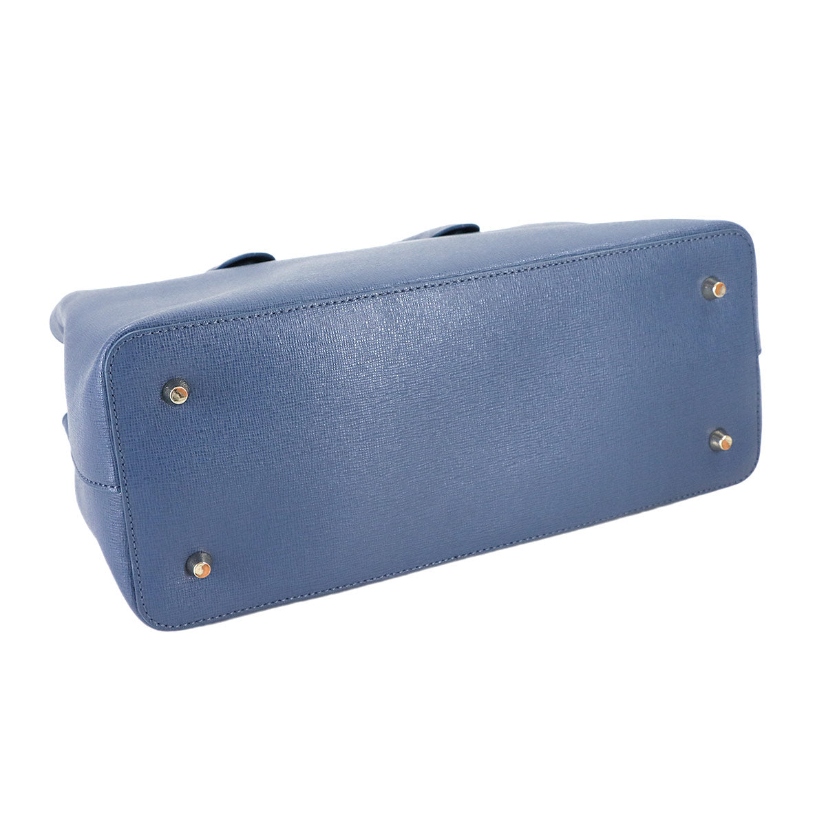 Tessa Small 2way Hand Shoulder Bag Leather Blue 916855 Purse